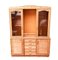 Vintage Cabinet in Wood & Bamboo, Image 1