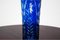 Polish Blue Crystal Vase, 1960s, Image 6