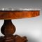 Antique English Regency Drum Table in Marble, Circular, 1820, Image 7