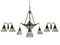 Large Blondel Stiletto Ceiling Chandelier & Wall Lights from Holophane, Set of 3, Image 1
