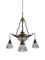 Large Blondel Stiletto Ceiling Chandelier & Wall Lights from Holophane, Set of 3, Image 4