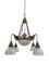 Large Blondel Stiletto Ceiling Chandelier & Wall Lights from Holophane, Set of 3, Image 2