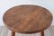 Vintage Brutalist Tripod Table in Solid Wood, 1950 6