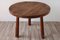 Vintage Brutalist Tripod Table in Solid Wood, 1950, Image 11