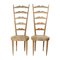 High Back Side Chairs by Paolo Buffa, 1950s, Set of 2 1