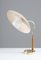 Schwedische Mid-Century Tischlampe aus Messing Glas und Holz von Boréns 5