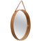 Mid-Century Swedish Mirror in Oak by Uno & Östen Kristiansson for Luxus 1