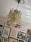 Small Yellow Murano Glass Chandelier in Mazzega Style, Image 5