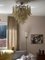 Large Yellow Murano Chandelier in Mazzega Style, Image 4