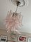 Small Pink Murano Chandelier in Mazzega Style 4
