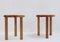 Stools in Solid Pine, Set of 2, Image 1