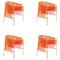 Orange Rose Caribe Lounge Chair by Sebastian Herkner, Set of 4 1