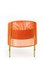 Orange Rose Caribe Lounge Chair by Sebastian Herkner, Set of 4, Image 6