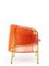 Orange Rose Caribe Lounge Chair by Sebastian Herkner, Set of 4 4