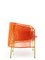 Orange Rose Caribe Lounge Chair by Sebastian Herkner, Set of 4, Image 4