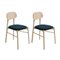 Upholstered Beech Bokken Chairs from Colé Italia, Set of 2 2