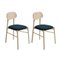 Upholstered Beech Bokken Chairs from Colé Italia, Set of 2, Image 2