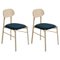 Upholstered Beech Bokken Chairs from Colé Italia, Set of 2, Image 1