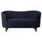 Blaues Sahco Zero und Smoke Oak Mingle Sofa von by Lassen 1