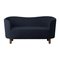 Blaues Sahco Zero und Smoke Oak Mingle Sofa von by Lassen 2