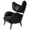 Black Leather Smoked Oak My Own Chair Lounge Chair from by Lassen, Image 1