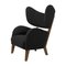 Black Raf Simons Vidar 3 Smoked Oak My Own Chair Lounge Chair from by Lassen 2