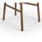 Upholsted Walnut Bokken Chair from Colé Italia 4