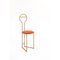 Gold with High Back & Arancio Velvetforthy Joly Chairdrobe by Colé Italia 3