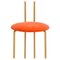 Gold with High Back & Arancio Velvetforthy Joly Chairdrobe by Colé Italia 6