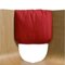 Cuscino Saddle rosso per sedia Tria di Colé Italia, Immagine 1