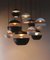 Medium Black and Copper Here Comes the Sun Pendant Lamp by Bertrand Balas 8