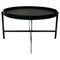 Grande Table Deck en Cuir Noir par Ox Denmarq 1