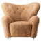 Honey Sheepskin the Tired Man Lounge Chair from by Lassen 1
