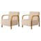 Dedar/Artemidor Arch Lounge Chairs by Mazo Design, Set of 2 2