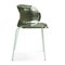 Olive Cielo Stacking Chair with Armrest by Sebastian Herkner, Set of 2 3