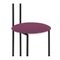 Black with High Back & Malva Velvetforthy Joly Chairdrobe by Colé Italia, Image 6