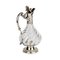 French Wine Jug in Glass & Silver, Image 5