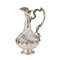 French Wine Jug in Glass & Silver, Late 19th Century 1