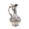 French Wine Jug in Glass & Silver, Late 19th Century 5