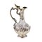 French Wine Jug in Glass & Silver, Late 19th Century 4