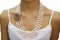 Viersträngige Perlen Halskette mit Turmalin und Iolith 5