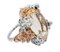 Ring in 14K White and Rose Gold with Yellow Topaz Yellow Sapphires Tsavorite and Diamonds 3