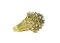 Anello a grappolo in oro con smeraldi e diamanti bianchi, Immagine 4