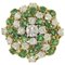 Gold Cluster Ring with Emeralds and White Diamonds 1