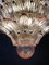 Pink Murano Glass Leaf Chandeliers, Set of 2 14