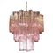 Italian Pink Chandeliers, Murano, Set of 2 7