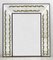 Mid-Century Modern Decorated Mirror by Luigi Brusotti, Italy, 1940s, Image 1