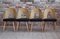 Midcentury Dining Chairs in Black Boucle by Antonin Šuman, Set of 4 2