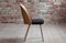 Midcentury Dining Chairs in Black Boucle by Antonin Šuman, Set of 4 11