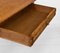Antiker französischer Schreibtisch aus Bambus und Vogelaugenahorn mit einer Schublade 13